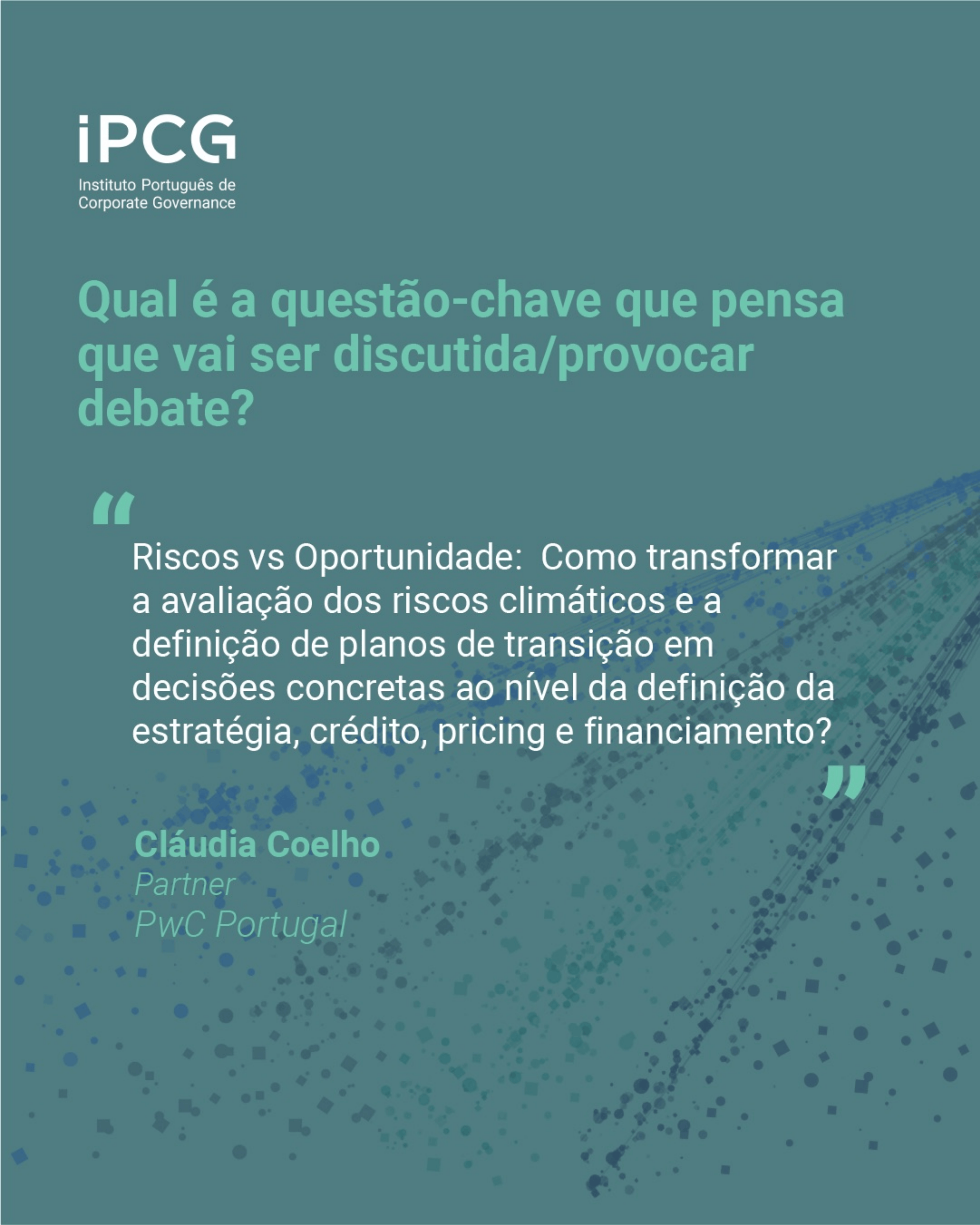 Créditos IPCG IPCG - Instituto Português de Corporate Governance