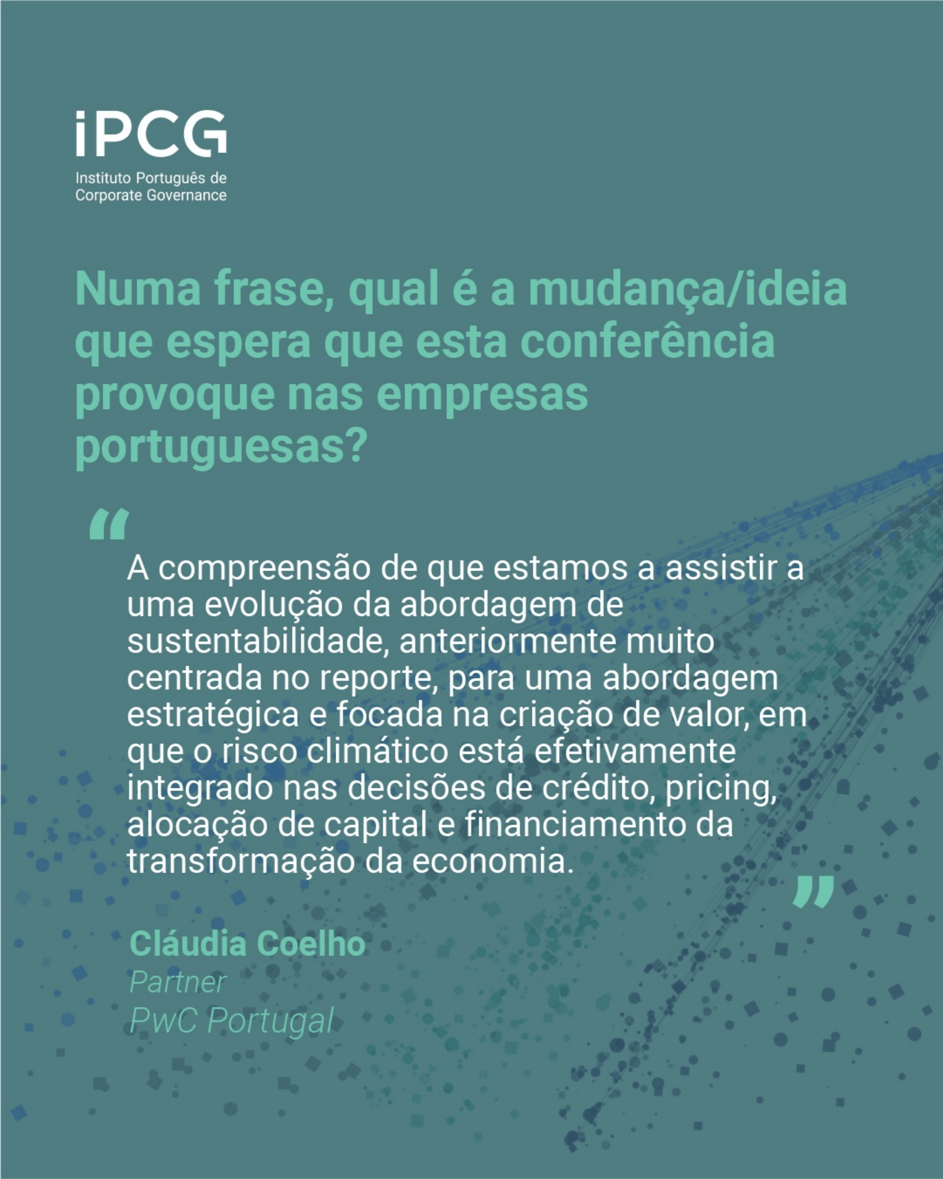 Créditos IPCG IPCG - Instituto Português de Corporate Governance