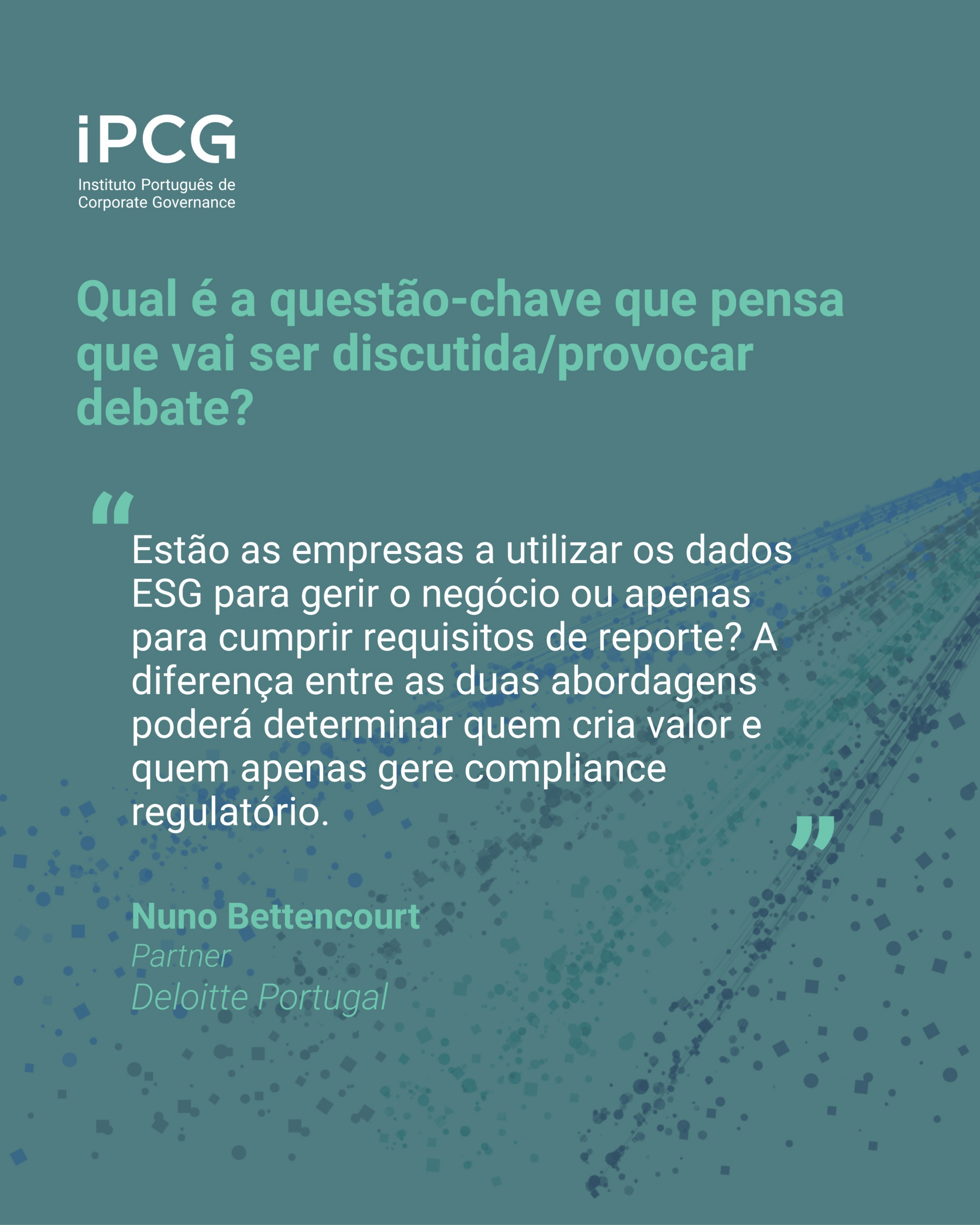 Créditos IPCG IPCG - Instituto Português de Corporate Governance