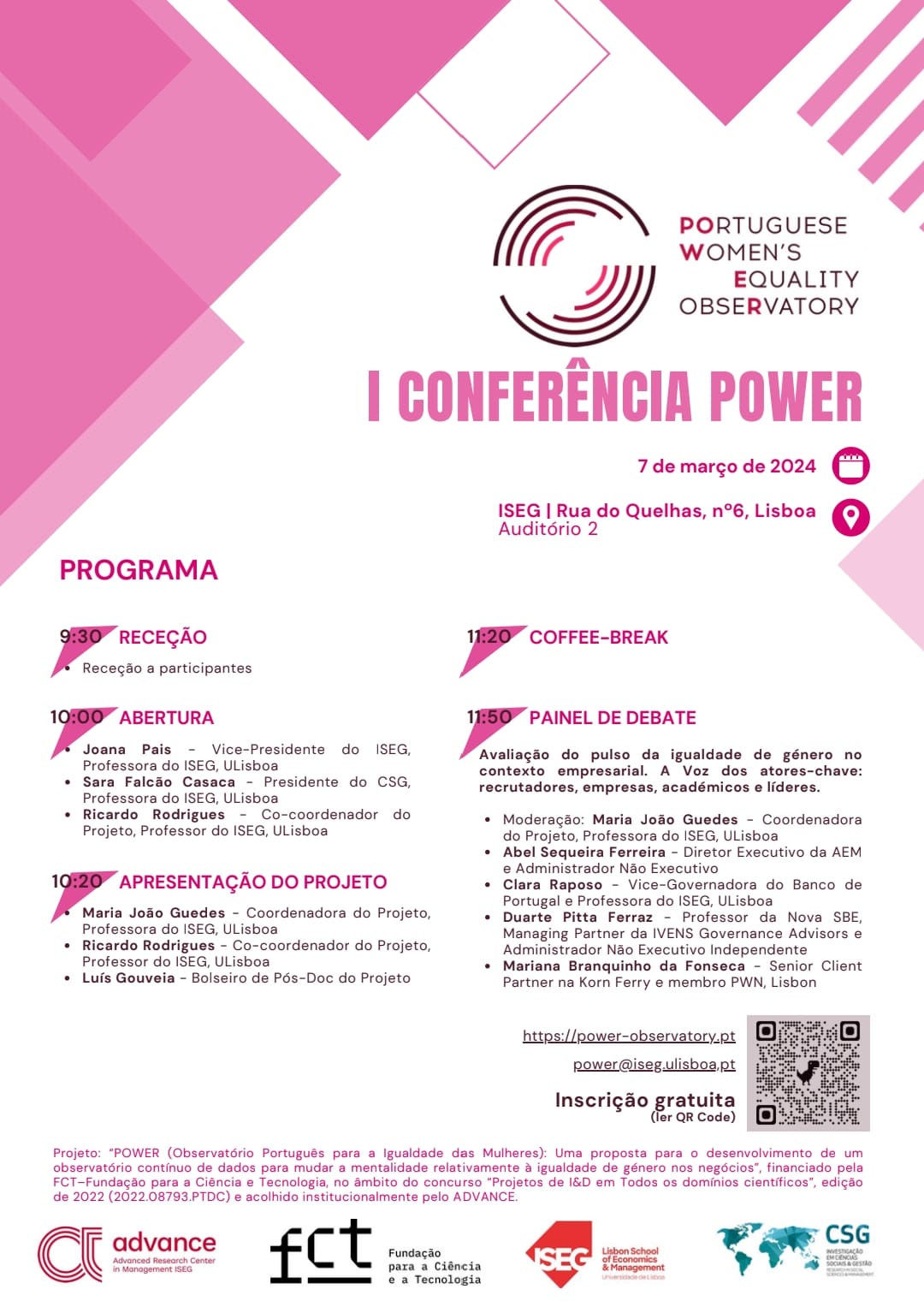 conferência power 7 março 2024