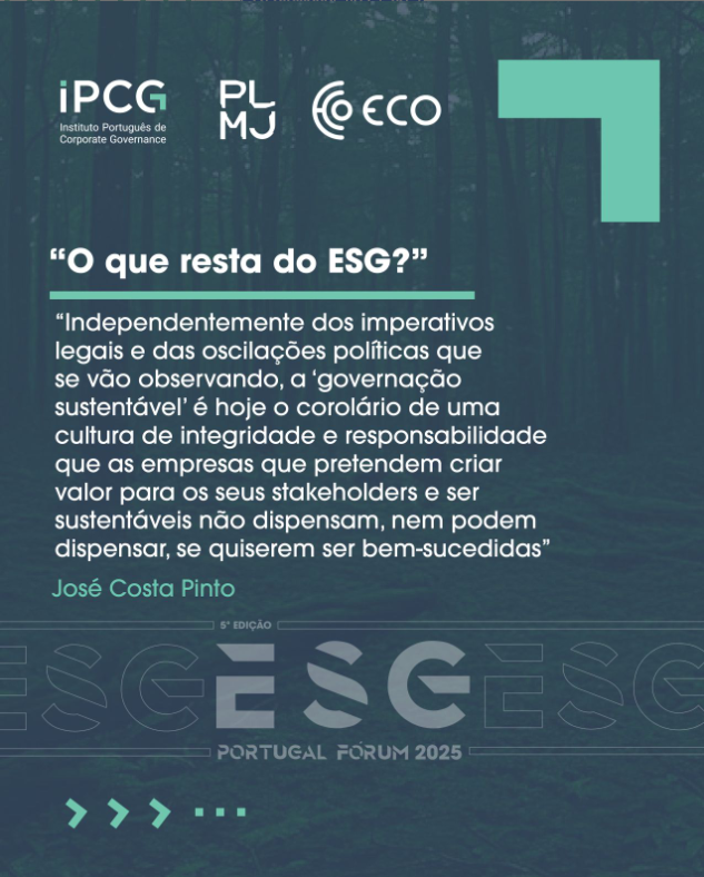 📣 Em direto do 5.º ESG Portugal Fórum